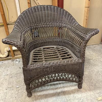 Wicker Chair and Table (BS-HS)