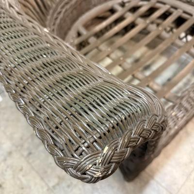 Wicker Chair and Table (BS-HS)