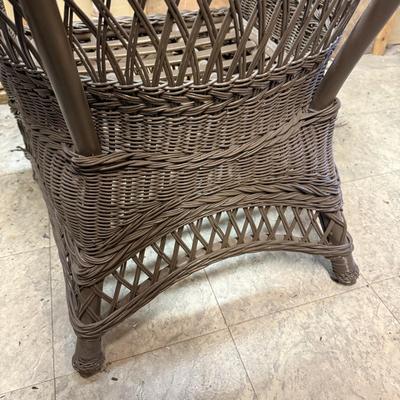Wicker Chair and Table (BS-HS)