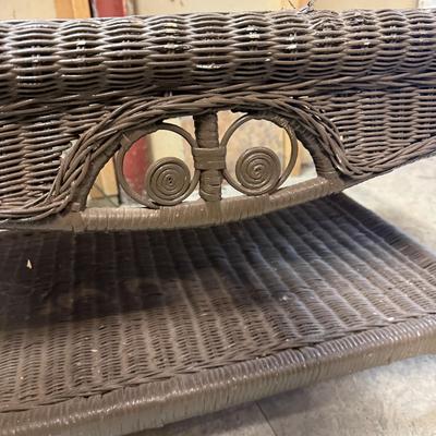 Wicker Chair and Table (BS-HS)