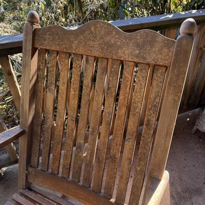Wooden Rocking Chair (LD-HS)