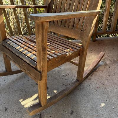 Wooden Rocking Chair (LD-HS)