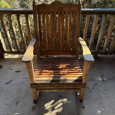 Wooden Rocking Chair (LD-HS)