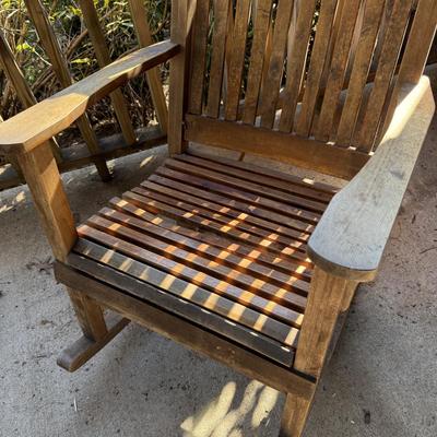 Wooden Rocking Chair (LD-HS)