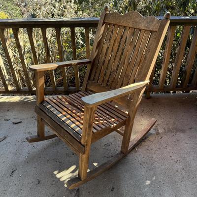 Wooden Rocking Chair (LD-HS)