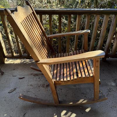 Wooden Rocking Chair (LD-HS)