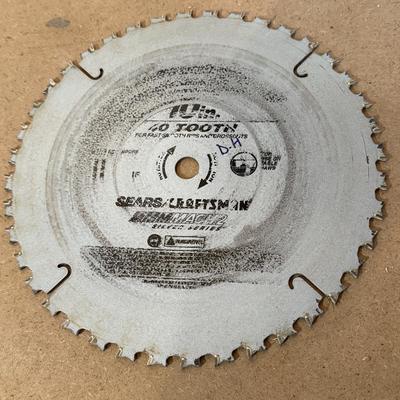 Ten 10” Circular Saw Blades by Craftsman, Piranha, & More (WC-HS)