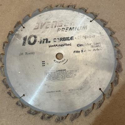 Ten 10” Circular Saw Blades by Craftsman, Piranha, & More (WC-HS)