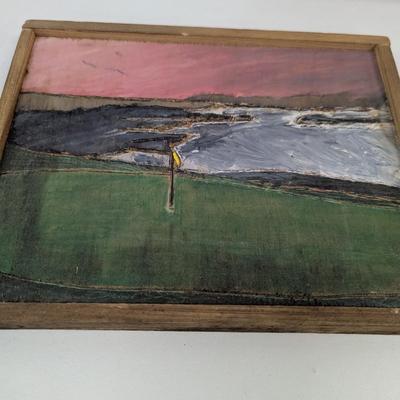 Hand Carved & Painting Ardglass County Down Ireland 2nd Hole Par 3 Pebble Beach Golf Club Hole