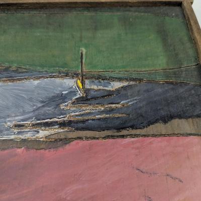 Hand Carved & Painting Ardglass County Down Ireland 2nd Hole Par 3 Pebble Beach Golf Club Hole