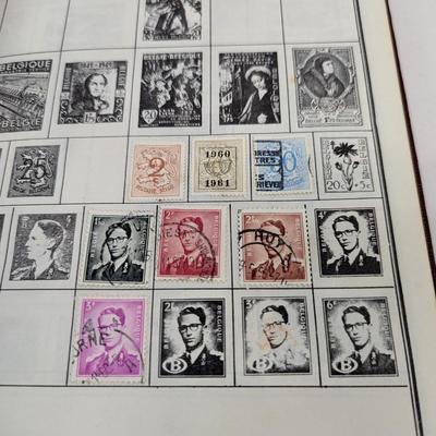 The All American Stamp Album & Ideal Stamp Album Contains A Few Stamps