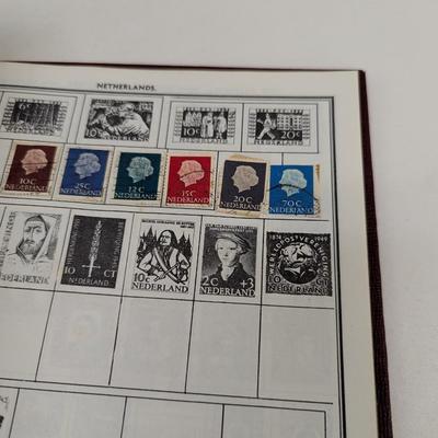 The All American Stamp Album & Ideal Stamp Album Contains A Few Stamps