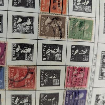 The All American Stamp Album & Ideal Stamp Album Contains A Few Stamps