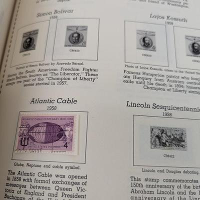 The All American Stamp Album & Ideal Stamp Album Contains A Few Stamps