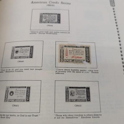 The All American Stamp Album & Ideal Stamp Album Contains A Few Stamps