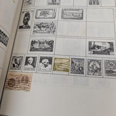 The All American Stamp Album & Ideal Stamp Album Contains A Few Stamps