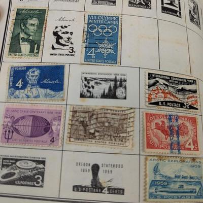 Sale Photo Thumbnail #2565: The All American Stamp Album & Ideal Stamp Album Contains A Few Stamps