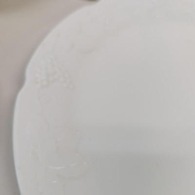 Vintage Westmoreland Milk Glass Dishes Serving