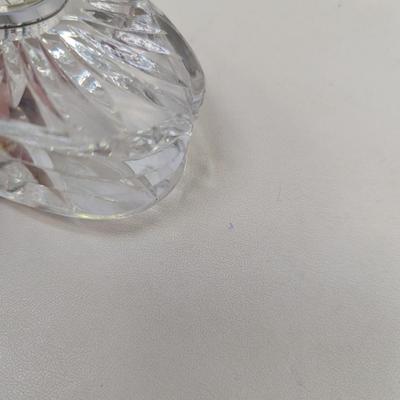 Vintage Cut & Pressed Glass Waterford Clock