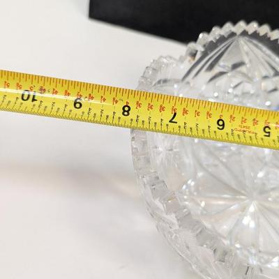 Vintage Cut & Pressed Glass Waterford Clock