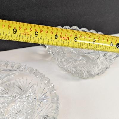 Vintage Cut & Pressed Glass Waterford Clock