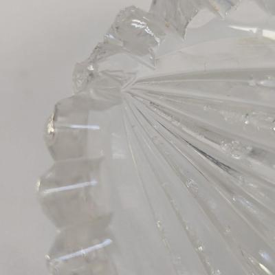 Vintage Cut & Pressed Glass Waterford Clock