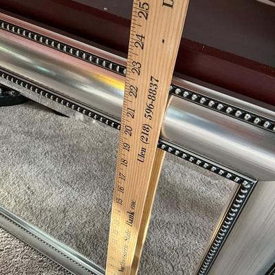 Silver Framed Mirror 23x26,