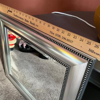 Silver Framed Mirror 23x26,