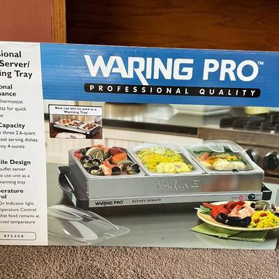 New Waring Pro, Buffet Server/Warming Tray Professional Quality