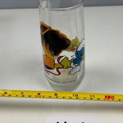 1982 Smurf Collector Glass