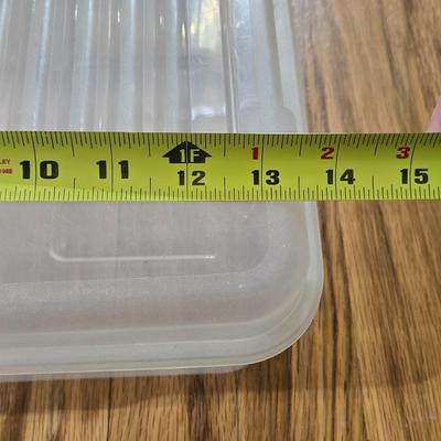 Clear Flip Top Storage Container