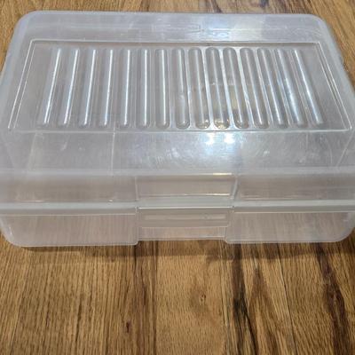 Clear Flip Top Storage Container