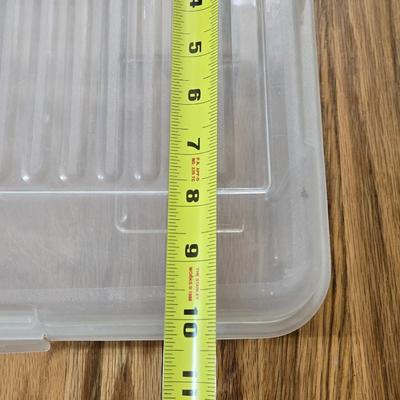 Clear Flip Top Storage Container