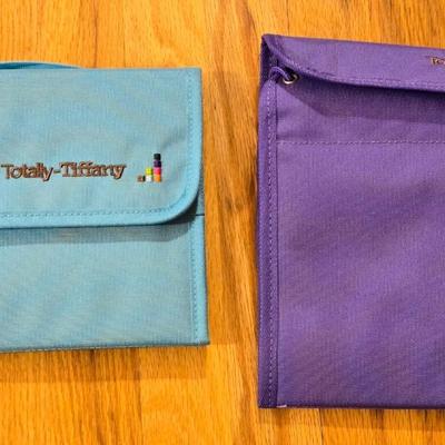(2) Blue & Purple Organizer Bags