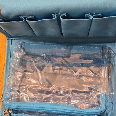 (2) Blue & Purple Organizer Bags