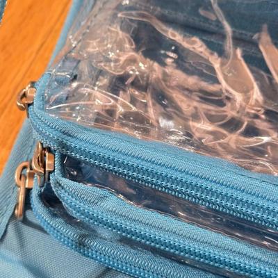 (2) Blue & Purple Organizer Bags