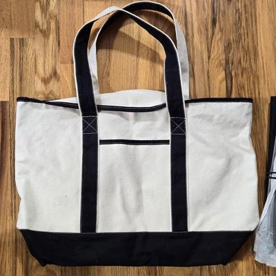 Black & White Tote and Fold Out Organizer