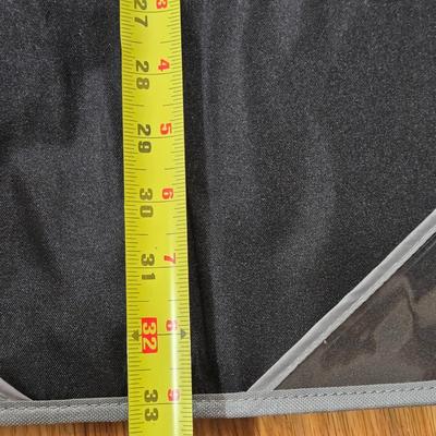 Black & White Tote and Fold Out Organizer