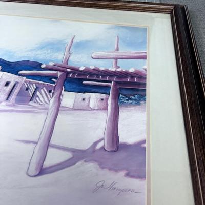 Adobe Village Artist: JK. Thompson Limited Edition Print 