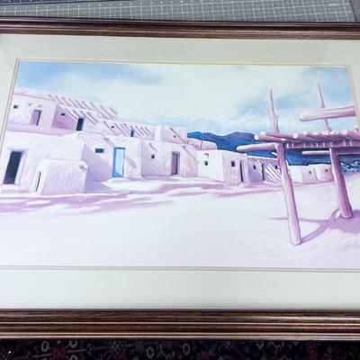 Adobe Village Artist: JK. Thompson Limited Edition Print 