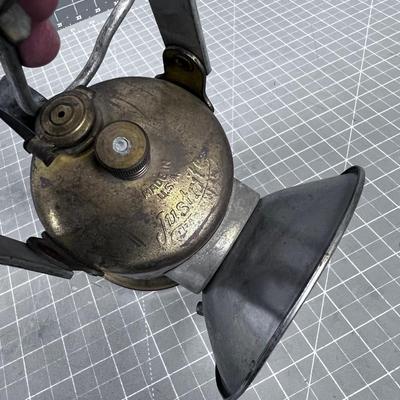 Justrite Antique Carbide Miners Lamp 