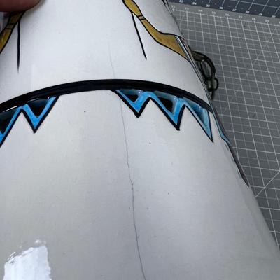 Kachina Swag Lamp, Ceramic, UNIQUE