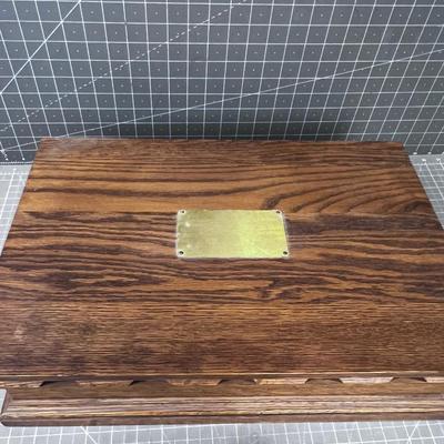 OAK Silverware Chest 