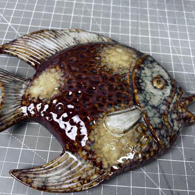 Ceramic Aquatic Wall Hangings - Sea Horse and Angle Fish (4) 