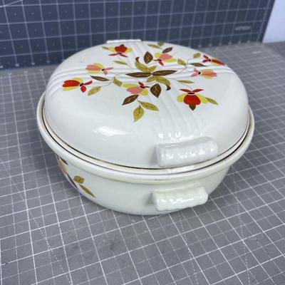 HALL Autum Leaf Casserole. 