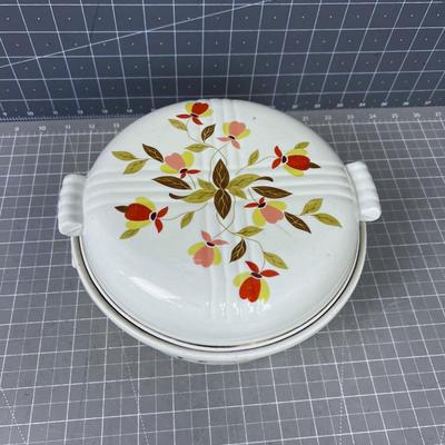 HALL Autum Leaf Casserole. 