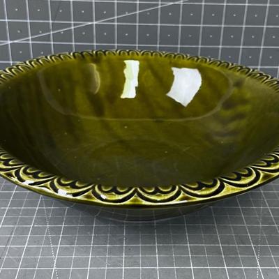 Avocado Green Ceramic Bowl by MCCOY