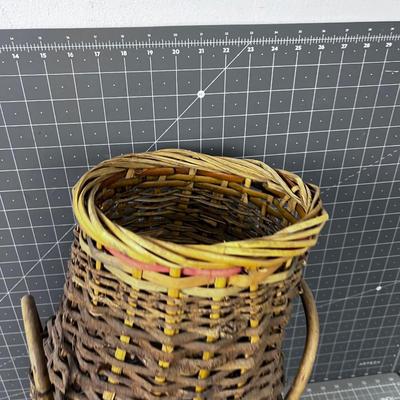 Antique Split Twig Basket 