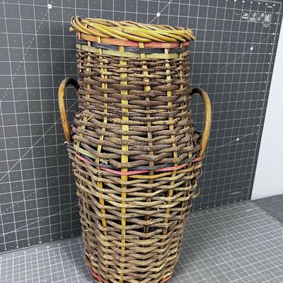 Antique Split Twig Basket 