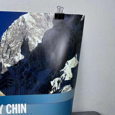 North Face Jimmy Chin  Autographed Poster ,Personalized, World Class Adventure Photographer